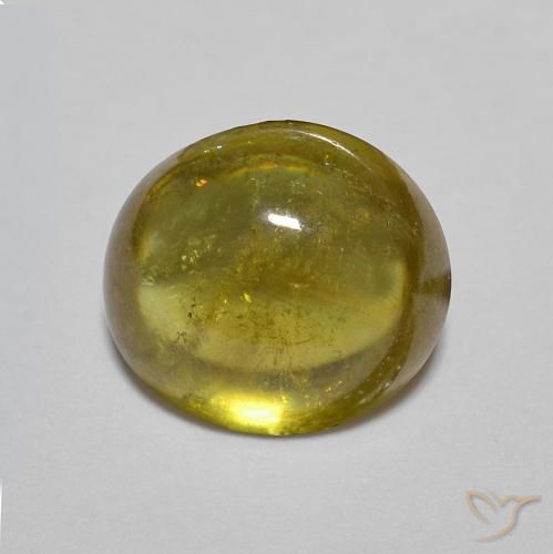 1.88ct 天然 土金 榍石, 椭圆形, 透明