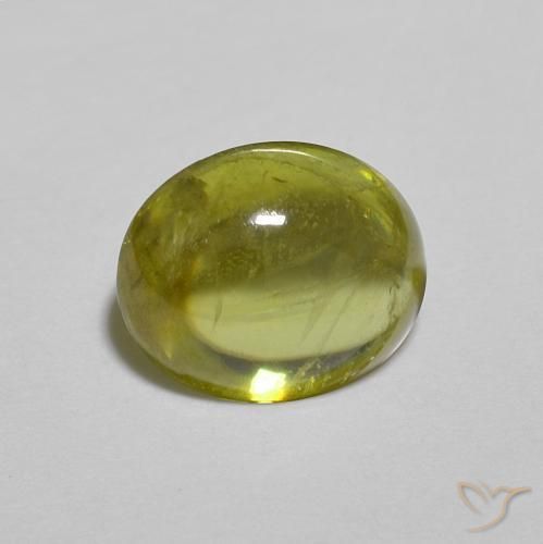 1.25克拉天然榍石，椭圆形，透明