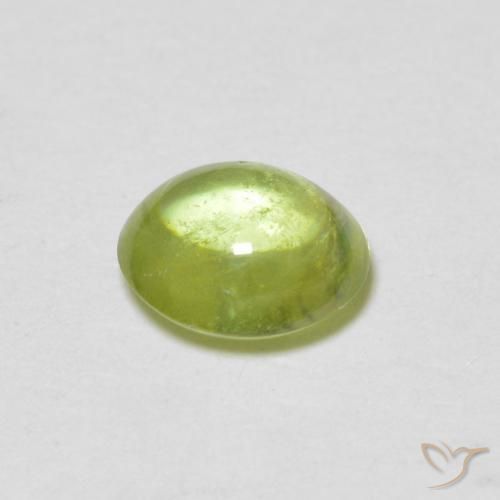 0.78克拉天然榍石，椭圆形，透明