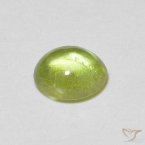 0.84克拉天然榍石，椭圆形，透明