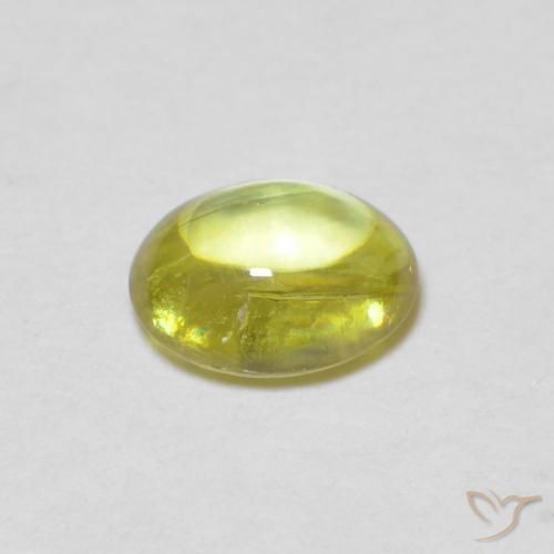 0.75克拉天然榍石，椭圆形，透明