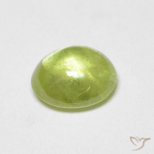 0.85克拉天然榍石，椭圆形，透明