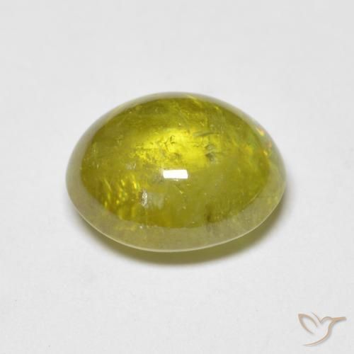 2.89克拉天然榍石，椭圆形，透明