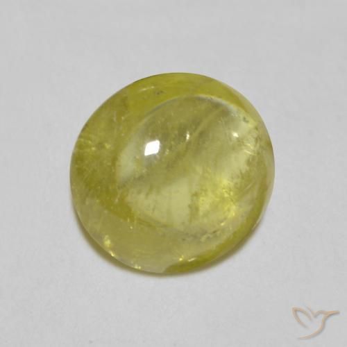 1.25克拉天然榍石，椭圆形，透明