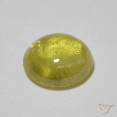 1.25克拉天然榍石，椭圆形，透明