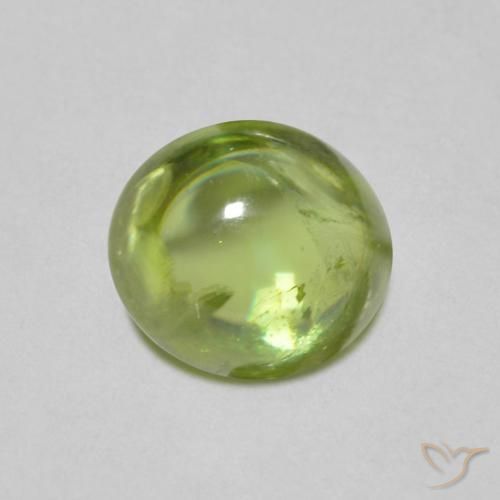1.15ct 天然 亮绿色 榍石, 椭圆形, 透明