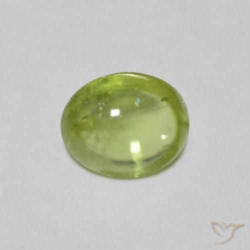 1.16ct 天然 中绿色 榍石, 椭圆形, 透明