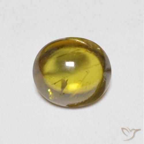 1.22ct 天然 土金 榍石, 椭圆形, 透明