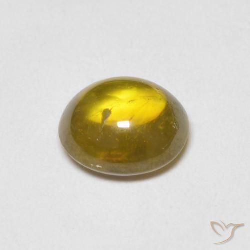 1.22克拉天然榍石，椭圆形，透明