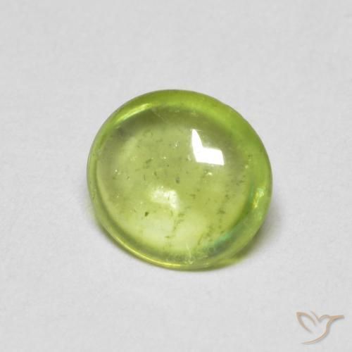 0.83ct 天然 青柠绿 榍石, 椭圆形, 透明