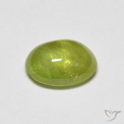 1.43克拉天然榍石，椭圆形，透明