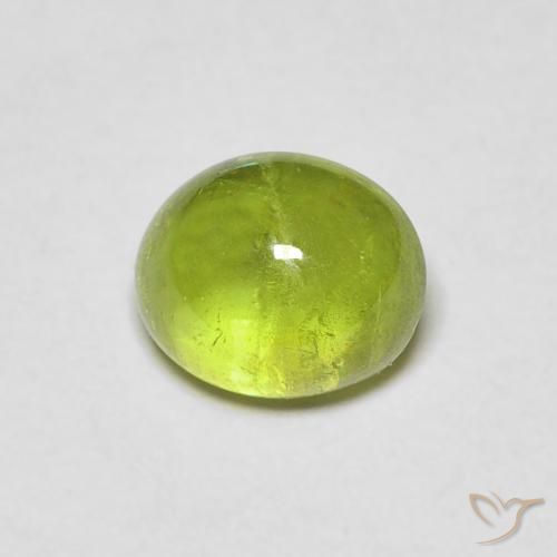 1.09ct 天然 中绿色 榍石, 椭圆形, 透明
