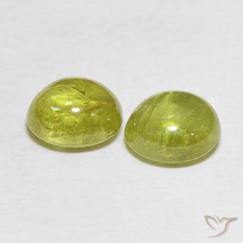 3.78克拉天然榍石，椭圆形，透明