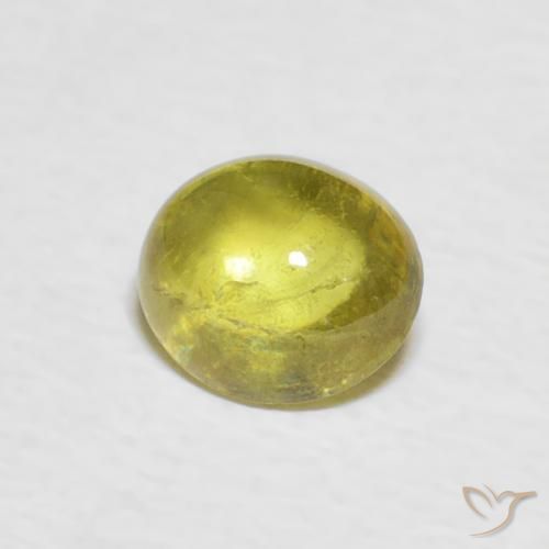 0.81克拉天然榍石，椭圆形，透明