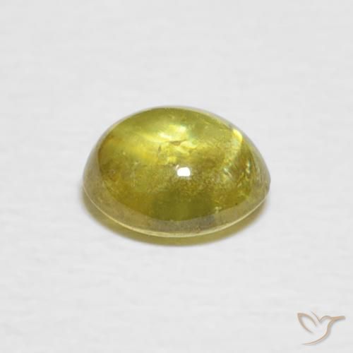 0.81克拉天然榍石，椭圆形，透明