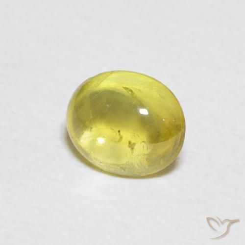 0.89克拉天然榍石，椭圆形，透明