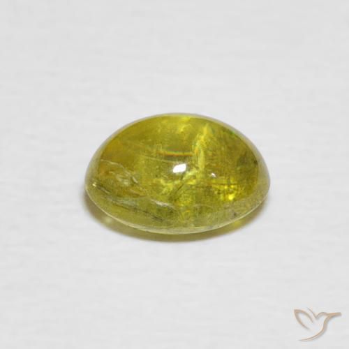 1.28克拉天然榍石，椭圆形，透明