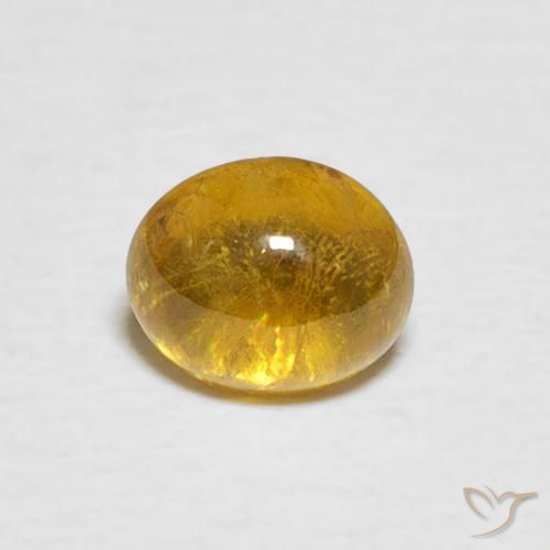 1.02ct 天然 黄棕色 榍石, 椭圆形, 透明