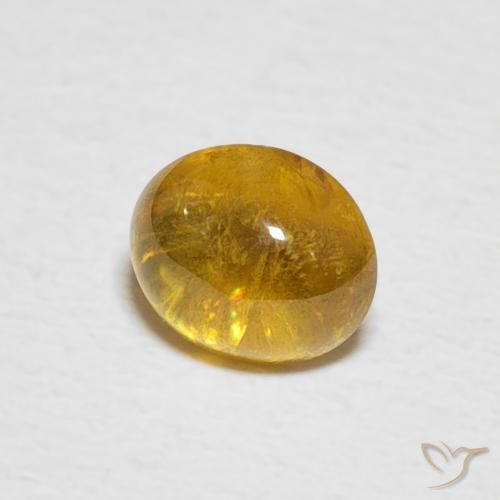 1.02克拉天然榍石，椭圆形，透明