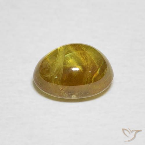 1.58克拉天然榍石，椭圆形，透明