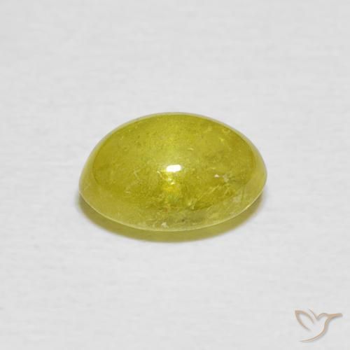 1.76克拉天然榍石，椭圆形，透明