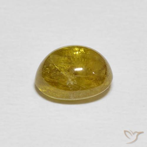 2.42克拉天然榍石，椭圆形，透明