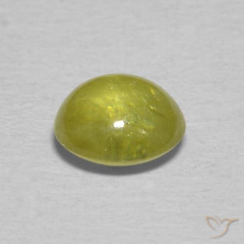1.10克拉天然榍石，椭圆形，透明