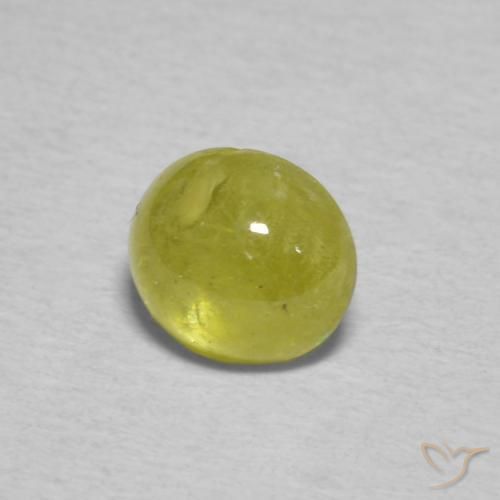 0.85克拉天然榍石，椭圆形，透明