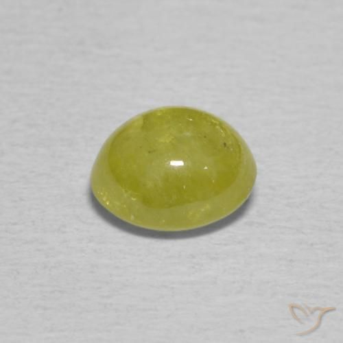 0.85克拉天然榍石，椭圆形，透明