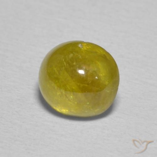 1.34克拉天然榍石，椭圆形，透明