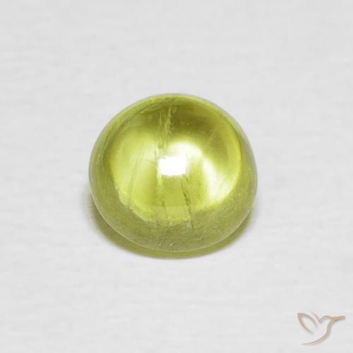 1.18ct 天然 暖土绿 榍石, 椭圆形, 透明