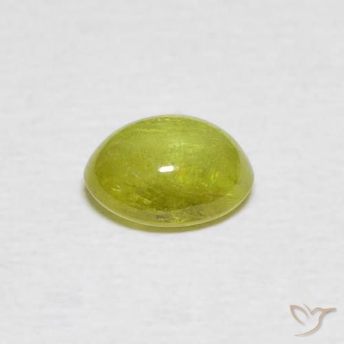 1.01克拉天然榍石，椭圆形，透明