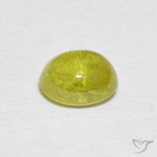 1.08克拉天然榍石，椭圆形，透明