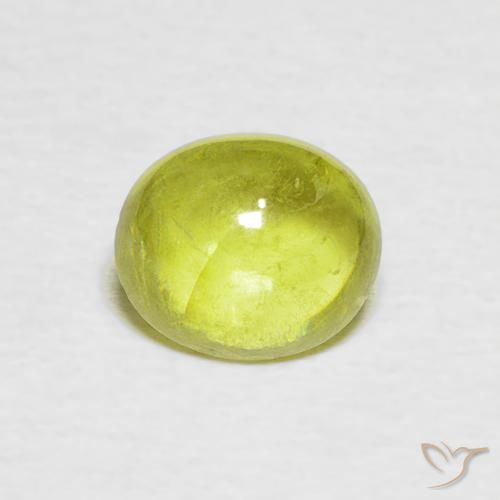1.44ct 天然 淡黄色 榍石, 椭圆形, 透明
