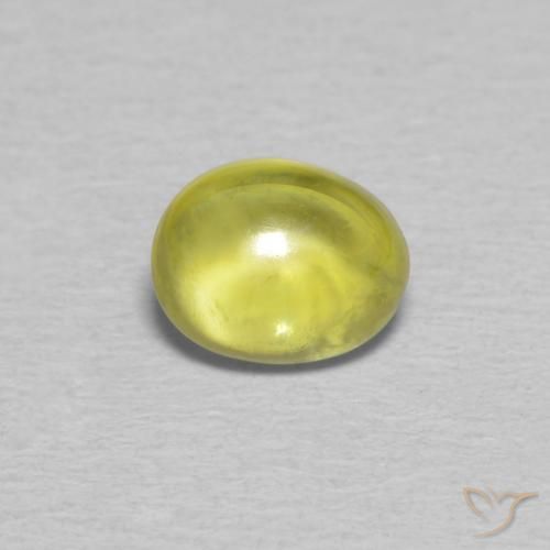 0.85ct 天然 温暖的森林绿 榍石, 椭圆形, 透明