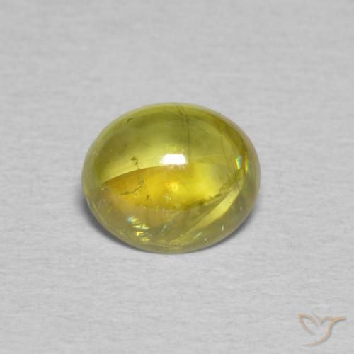 1.06ct 天然 温暖的森林绿 榍石, 椭圆形, 透明
