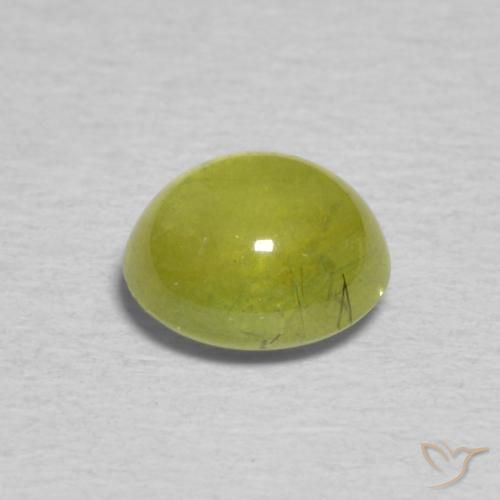 1.27克拉天然榍石，椭圆形，透明