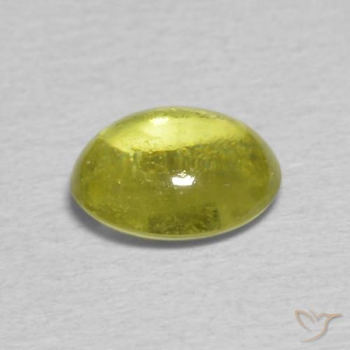 0.75克拉天然榍石，椭圆形，透明
