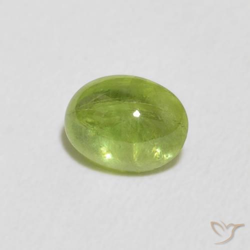 0.85克拉天然榍石，椭圆形，透明