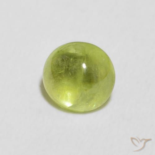 0.85克拉天然榍石，椭圆形，透明