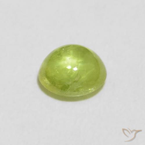 0.85克拉天然榍石，椭圆形，透明
