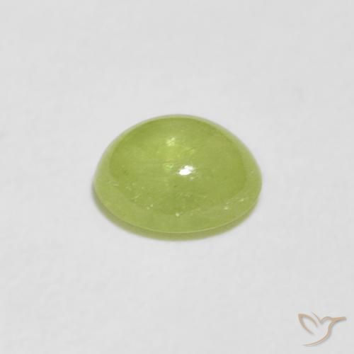 0.85克拉天然榍石，椭圆形，透明