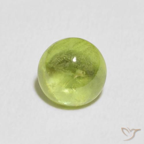 1.04ct 天然 中绿色 榍石, 椭圆形, 透明