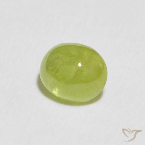 0.84克拉天然榍石，椭圆形，透明