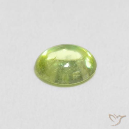 0.88克拉天然榍石，椭圆形，透明