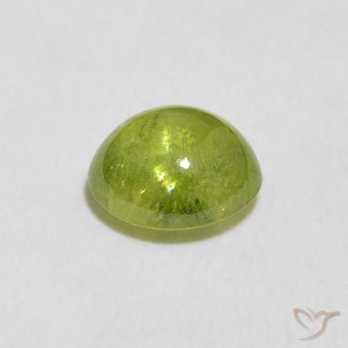 1.23克拉天然榍石，椭圆形，透明