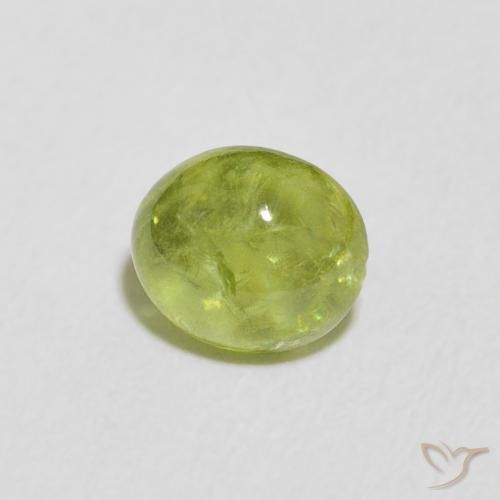 1.07克拉天然榍石，椭圆形，透明