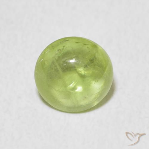 1.37ct 天然 浅绿色 榍石, 椭圆形, 透明