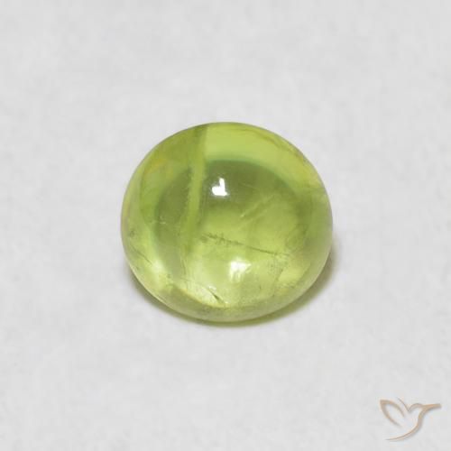 1.17ct 天然 活泼的黄绿色 榍石, 椭圆形, 透明