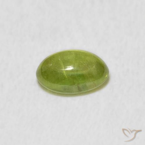 0.87克拉天然榍石，椭圆形，透明